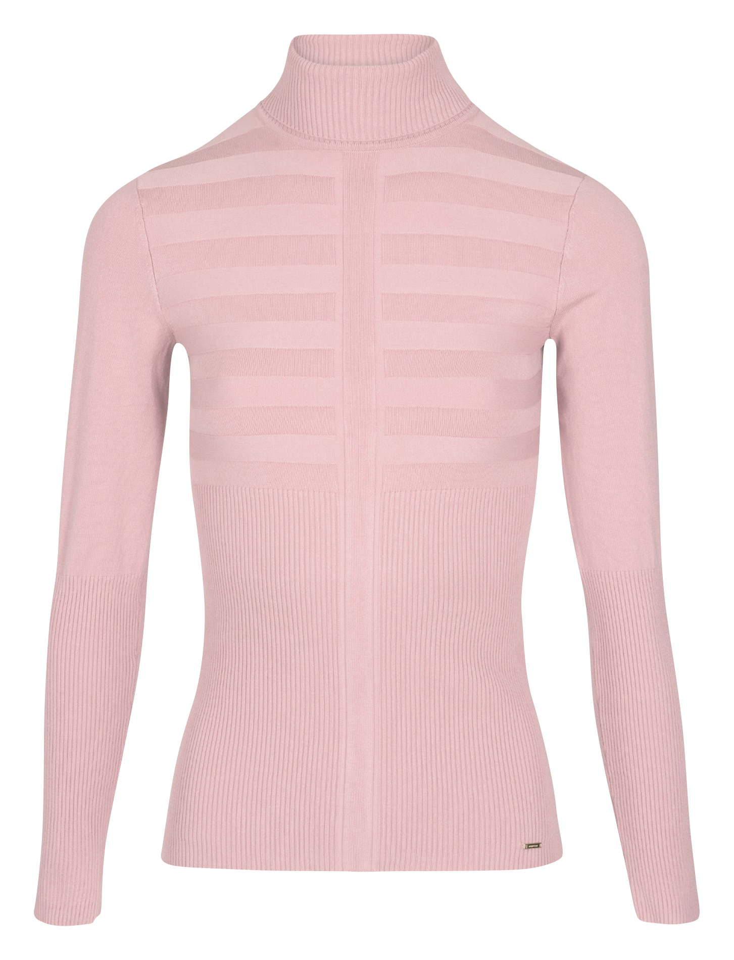 Pull col roulé | Rose