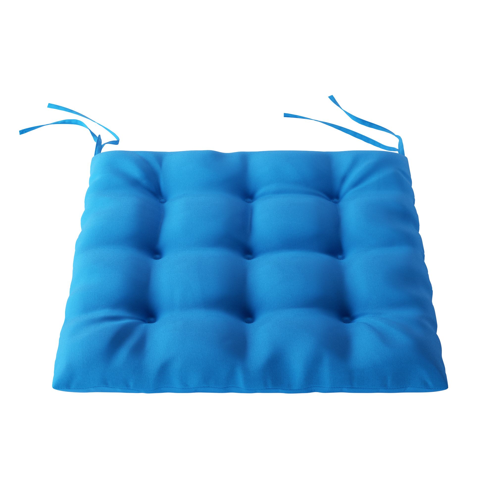 Sitzkissen 40 x 40 cm türkis