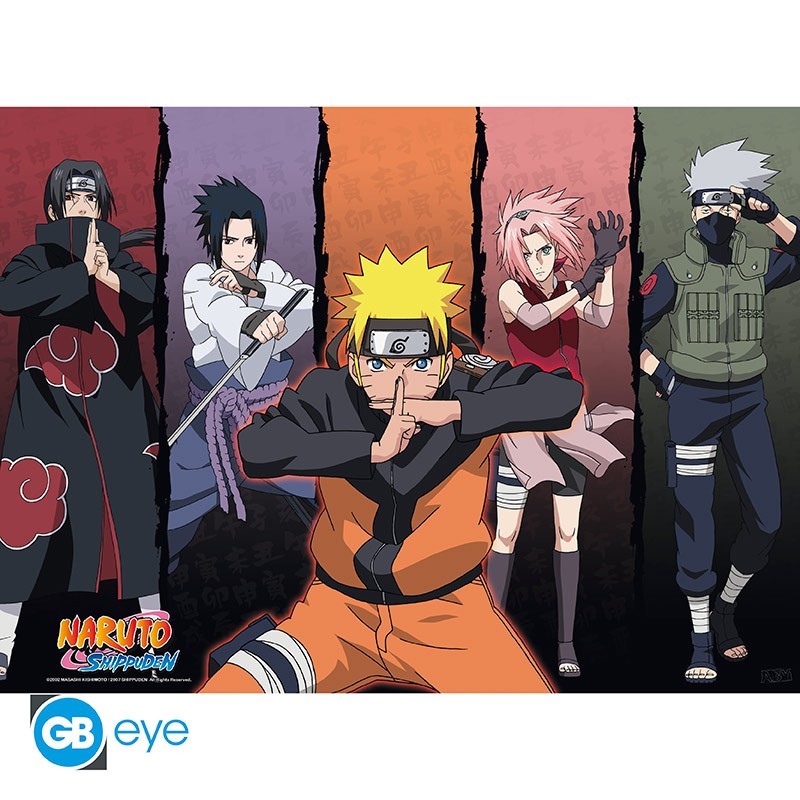 NARUTO SHIPPUDEN - Set 2 Chibi Posters(52x38)