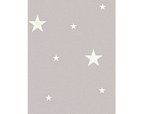Vliesbehang 32440-2 Dag 'n' Nacht Sterren grijs glow-in-the-dark