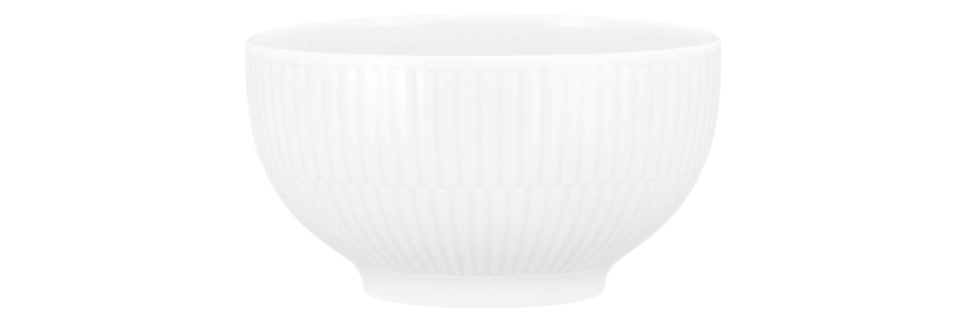 Seltmann Weiden Café au lait Schale AMINA 6er Set Porzellan weiß