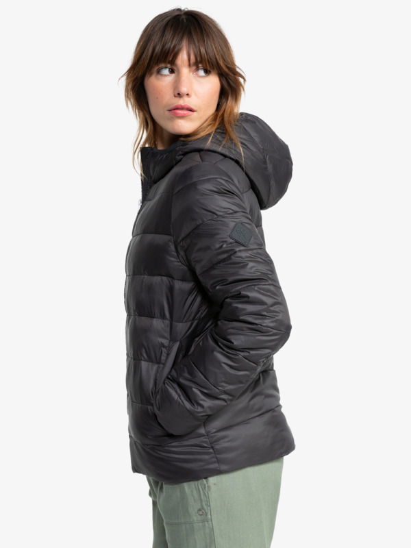 Wind Bliss Hooded Veste matelassée compacte Noir Femme