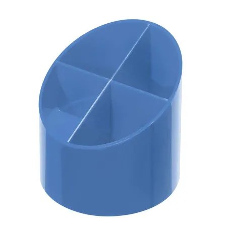 Herlitz Köcher rund hochglanz baltic blue