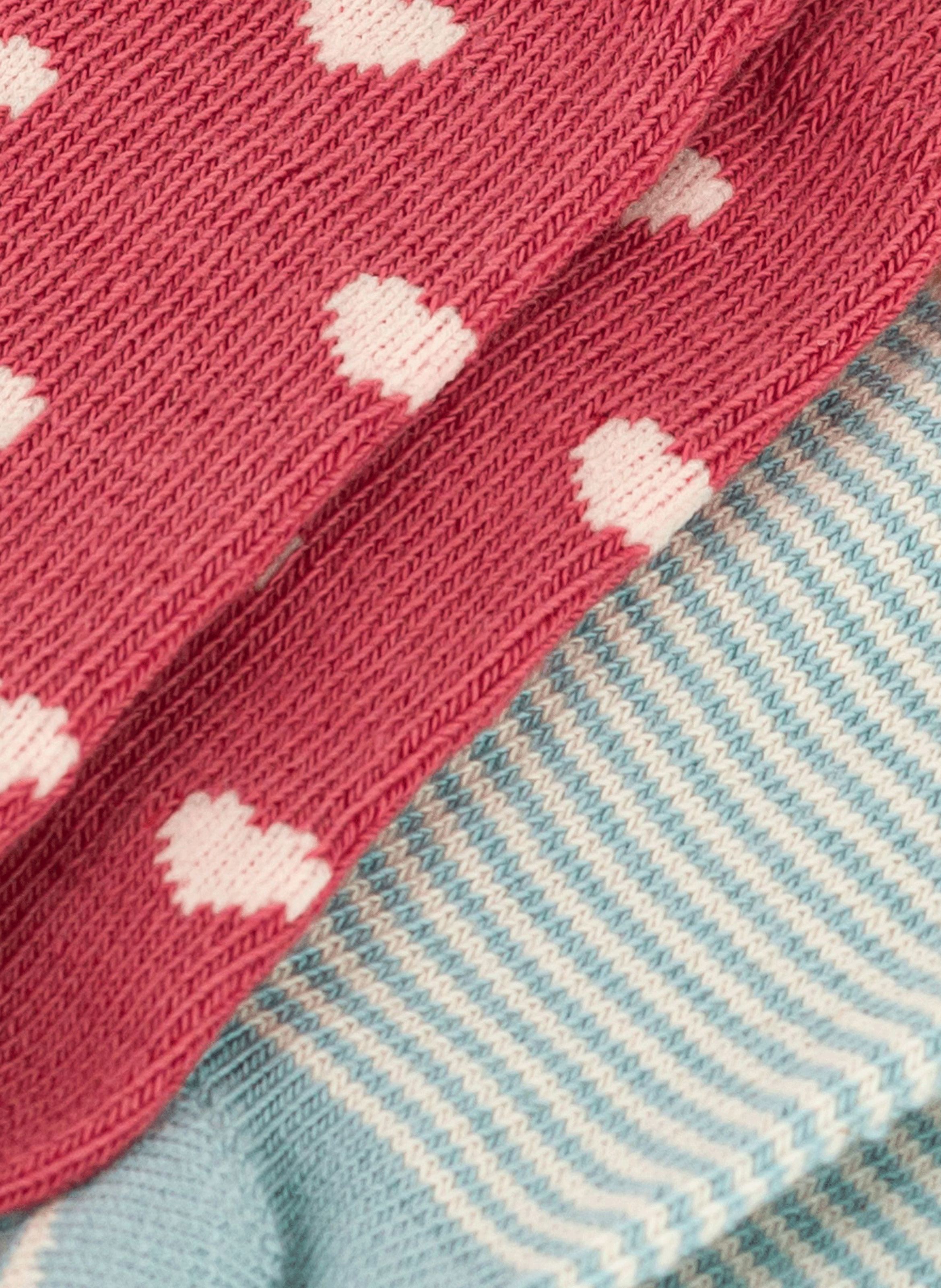 Lot de 2 paires de chaussettes en coton mélangé| Multicolore
