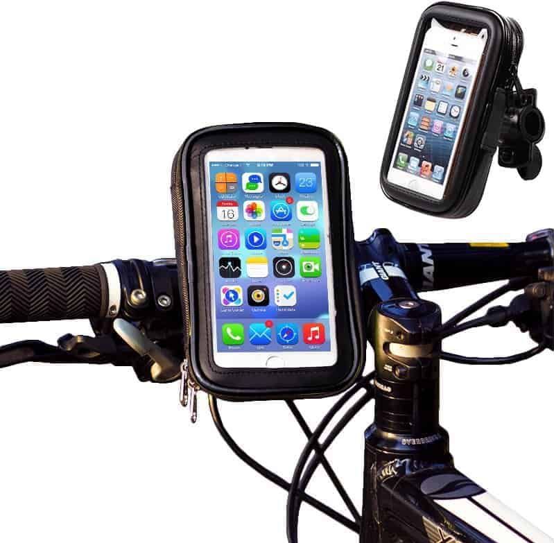 Telefoonhouder - Universeel - Geschikt voor Toestellen tot 6,8 Inch - Zwart - Waterdicht
