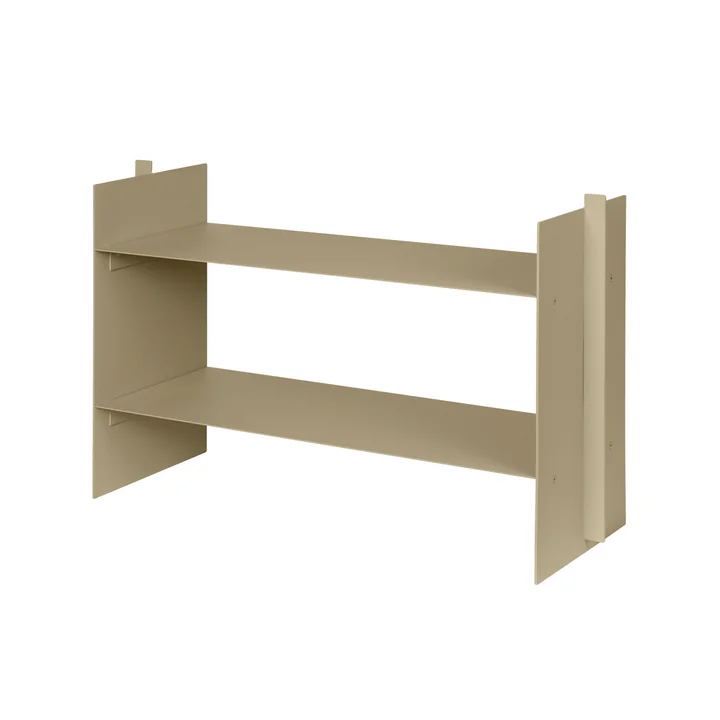 Ferm Living - Lager Standregal niedrig, cashmere