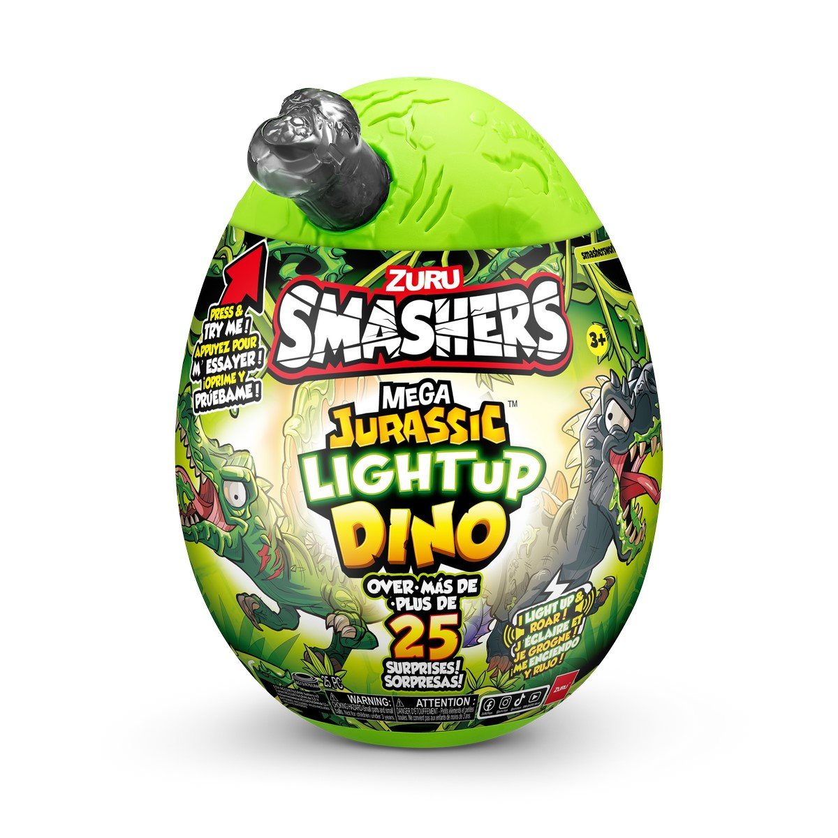 Mega Jurassic Light Up Dino Smashers