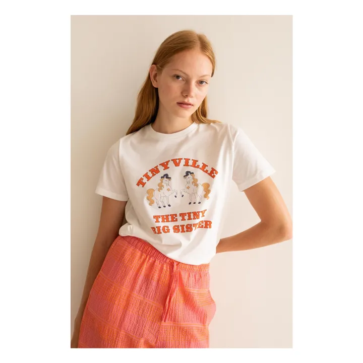 The Tiny Big Sister T-Shirt Tiny Ville | Blanc