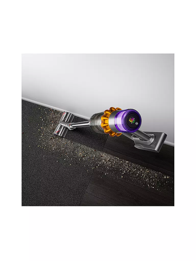 DYSON Staubsauger V15 DETECT ABSOLUTE Nickel/Gelb silber