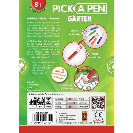 AMIGO Pick a Pen: Gärten