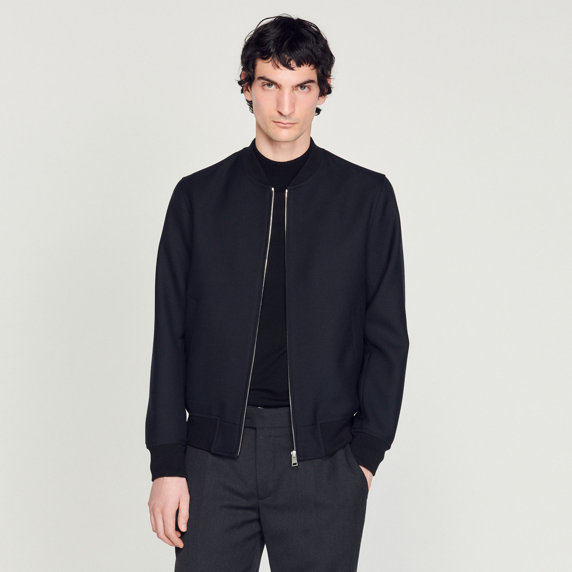 Blouson teddy en laine