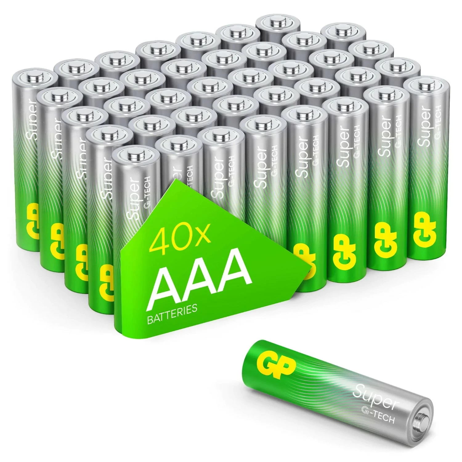 GP 24AETA21-2GPAB40 Alkaline Super Batterijen - AAA - 40 st.