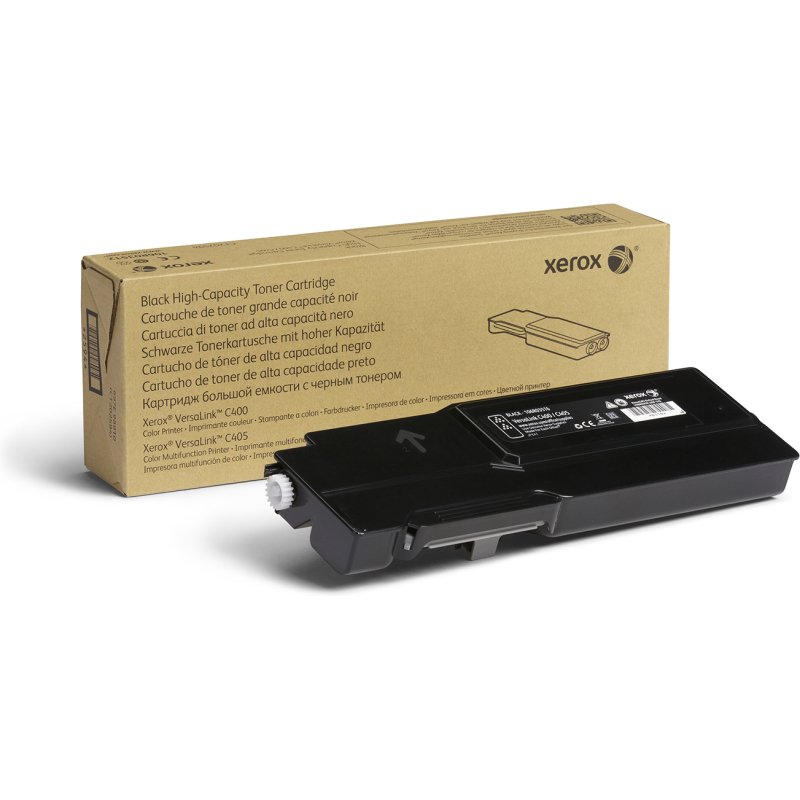 Xerox 106R03516 Toner noir grande capacité pour imprimante laser couleur VersaLink® C400 / multifonction VersaLink® C405