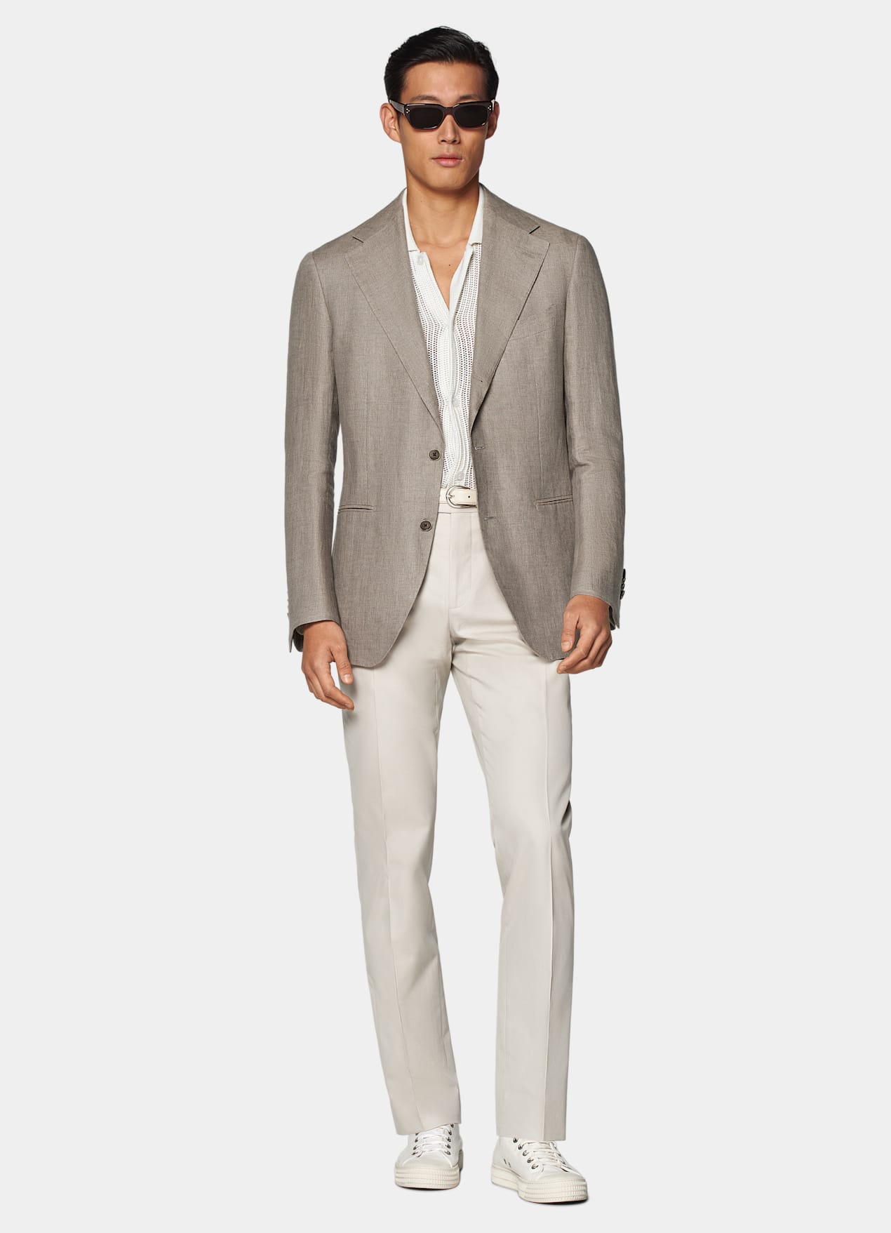 Blazer Roma coupe Relaxed marron clair