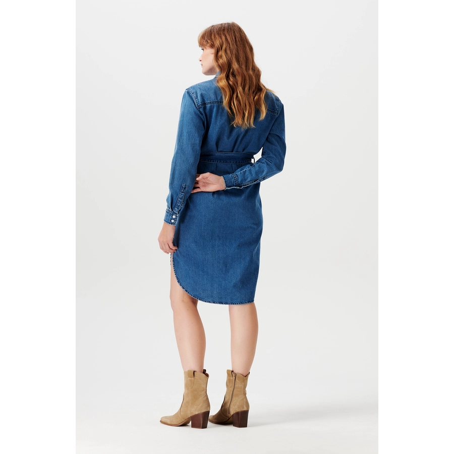 Noppies Still-Kleid Athens Medium Blue Wash