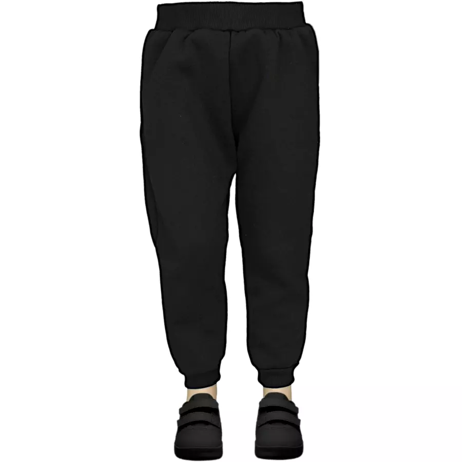 TupTam Baby Jungen Hosen Fleece Angeraut Winter 2er Pack schwarz