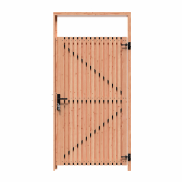 Tuindeur pakket Andalusië verticaal douglas hout 180 x 99 cm