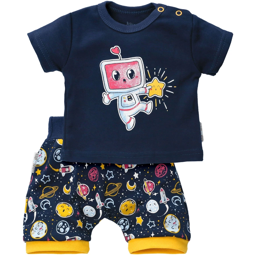 Baby Sweets 2tlg Set Shirt + Hose Glücksstern blau