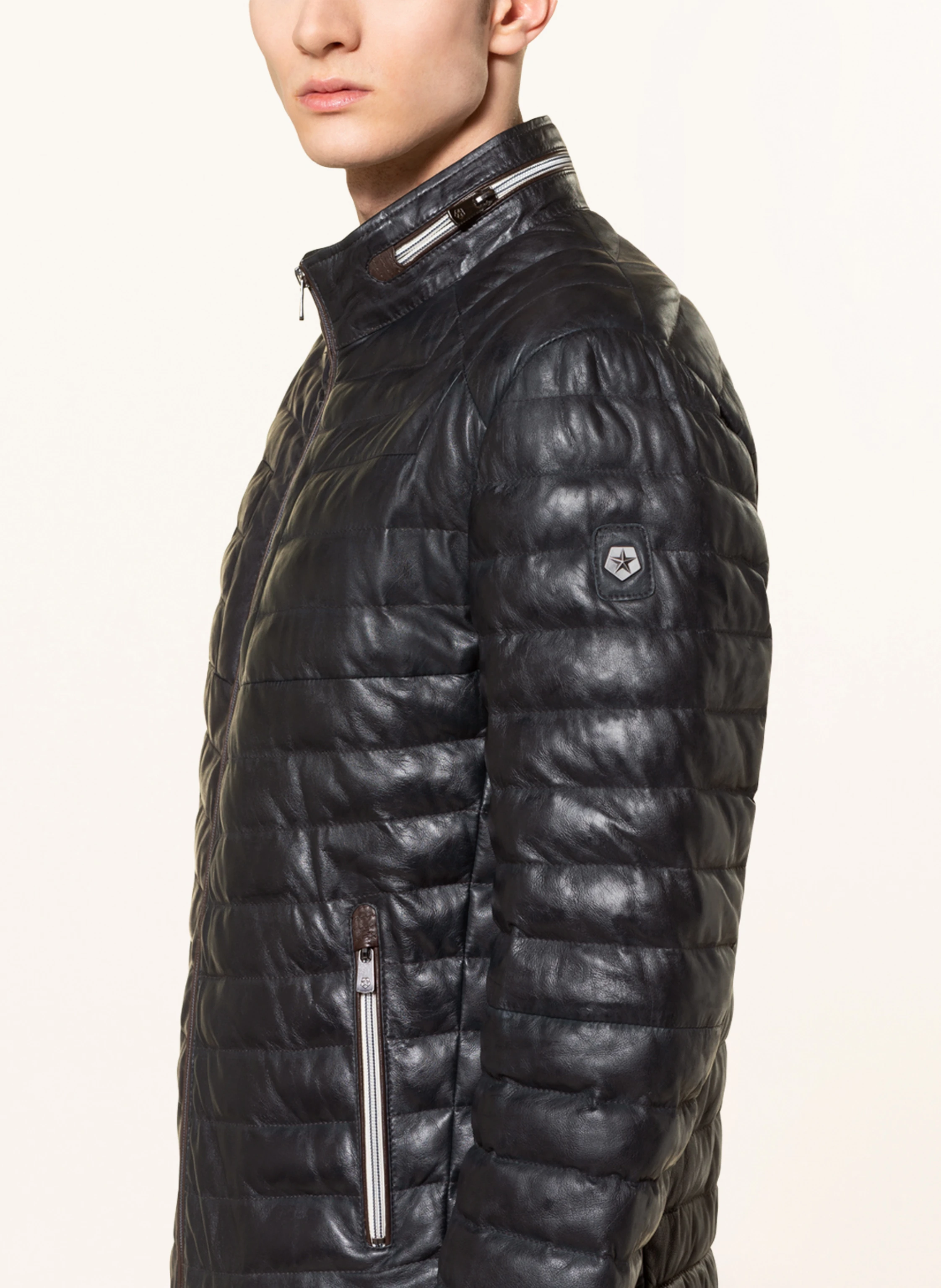MILESTONE Lederjacke MS-MALIK mit SORONA®AURA-Isolierung