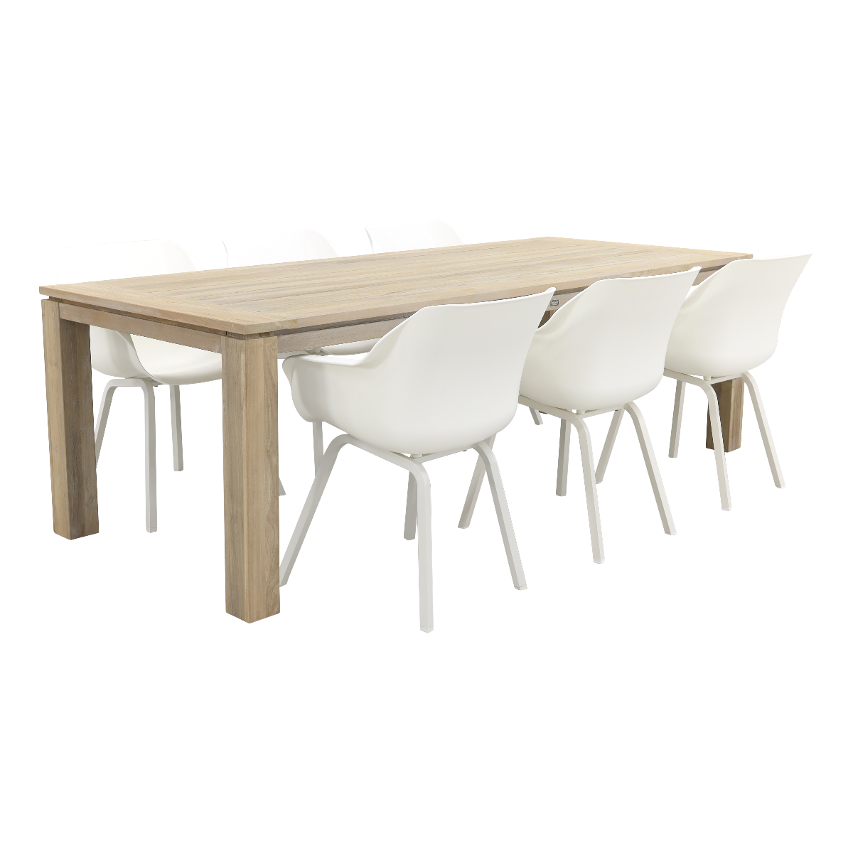 Hartman Sophie Element Wit|Rome grey 240 cm. tuinset - 7-delig