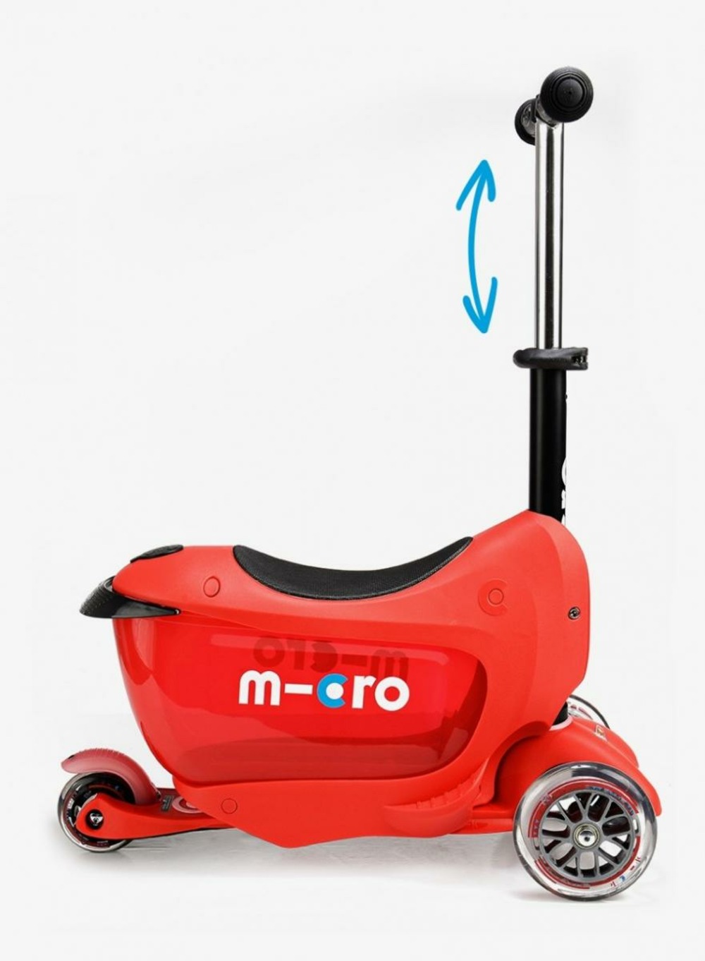 Trottinette mini2go deluxe plus rouge