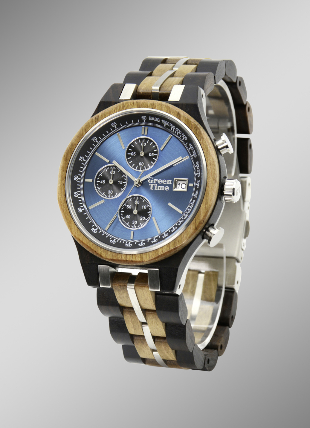Quartz-Herren-Chronograph von GREEN TIME Watches