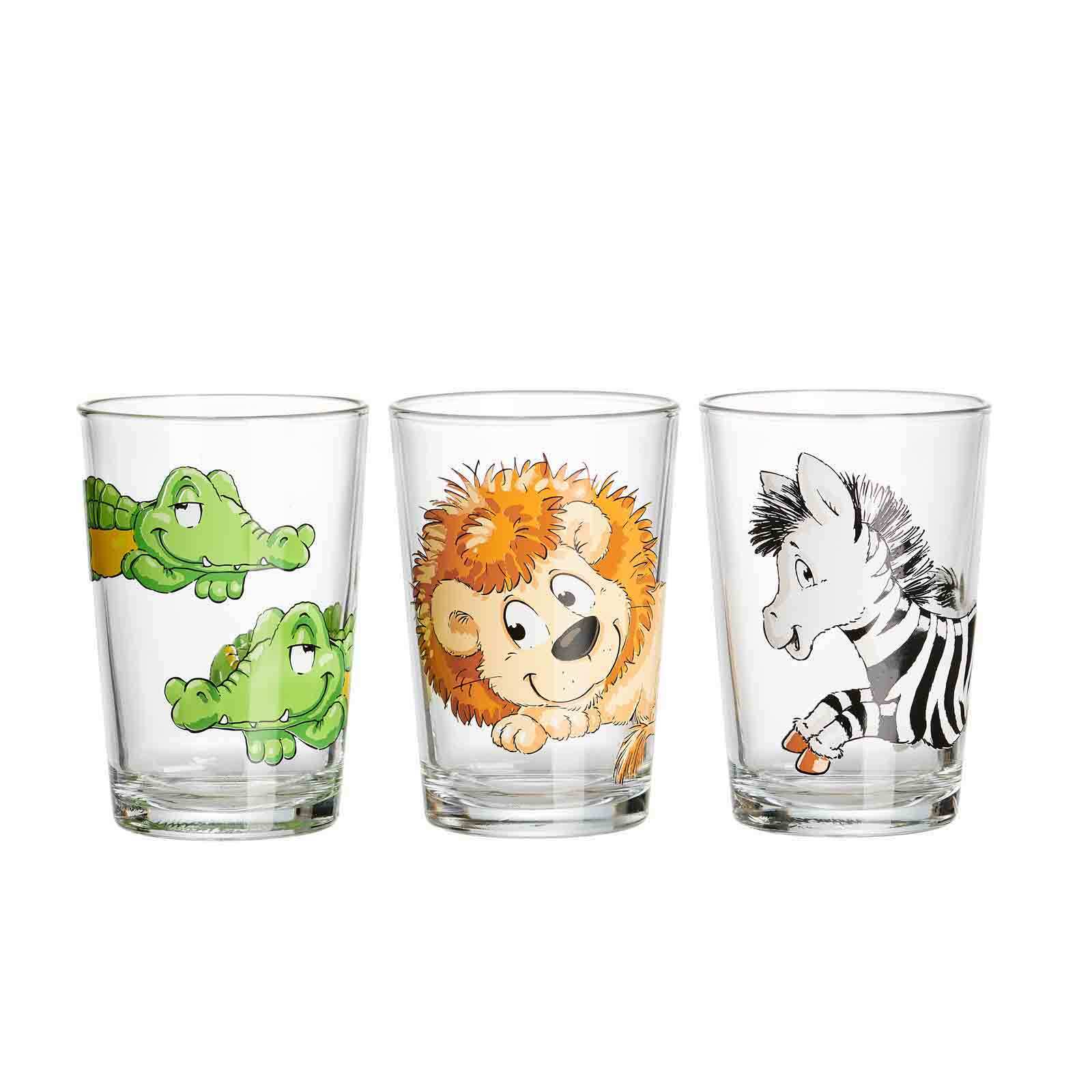 Ritzenhoff & Breker Kindergläser Dschungel/Wald/Zoo 205 ml 9er Set