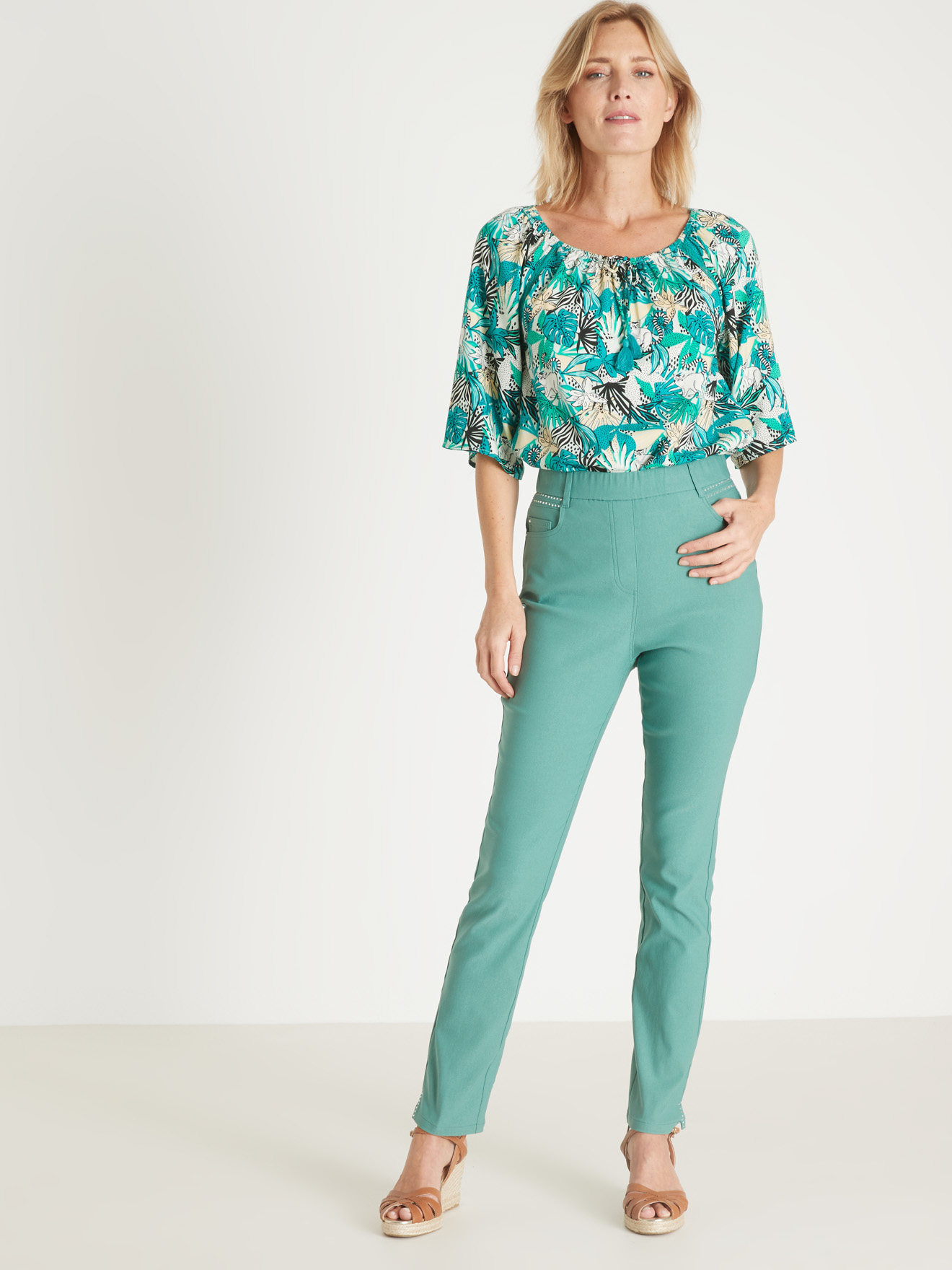 Tregging en tissu stretch