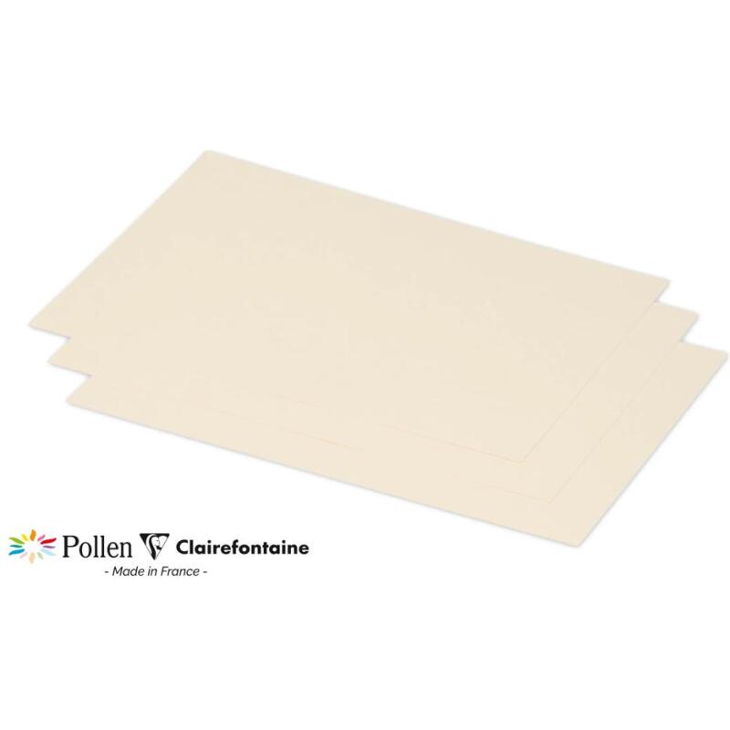 Paquet de 25 cartes simples Pollen 158x222mm 210g/m²