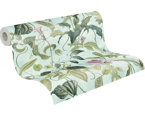 Vliesbehang 37988-2 Michalsky 4 - Verandering is goed jungle rank turquoise