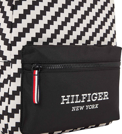 Tommy Hilfiger Rygs?k - Sort/Hvid