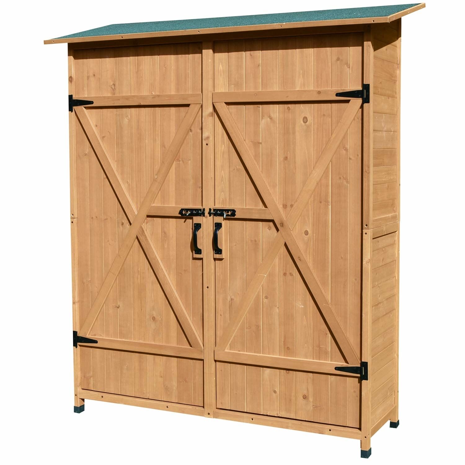 Geräteschrank aus Fichtenholz