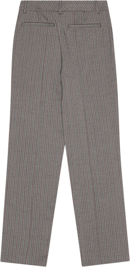 REMAIN Herringbone Slim Pants Brushed nickel comb.