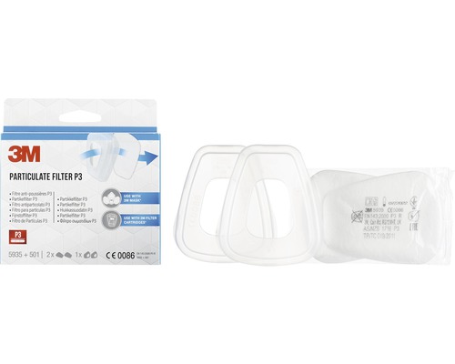 Deeltjesfilter P3 3M™ 5935PRO2, beschermingsniveau FFP3, 1 paar