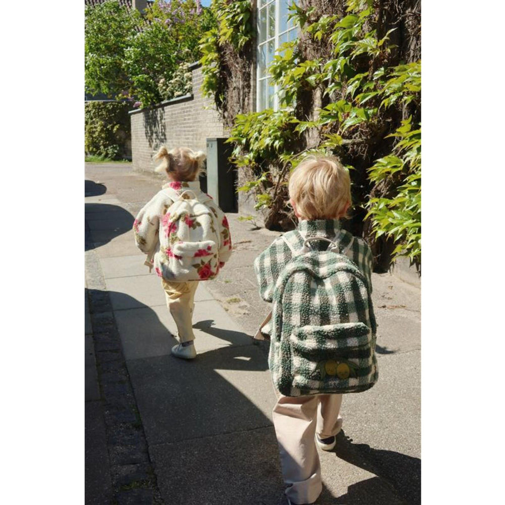 Køb Konges Sløjd Green Check Jody Bamse Rygsæk Grs