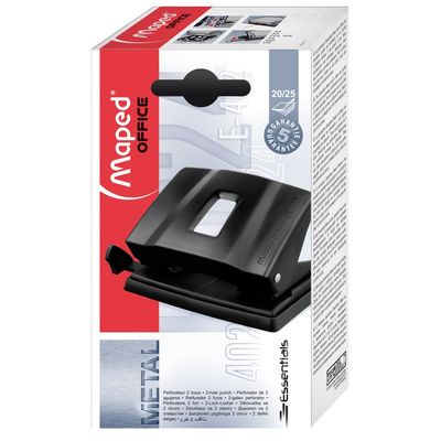 Maped Essentials Métal - Perforateur - 25 feuilles - 2 trous
