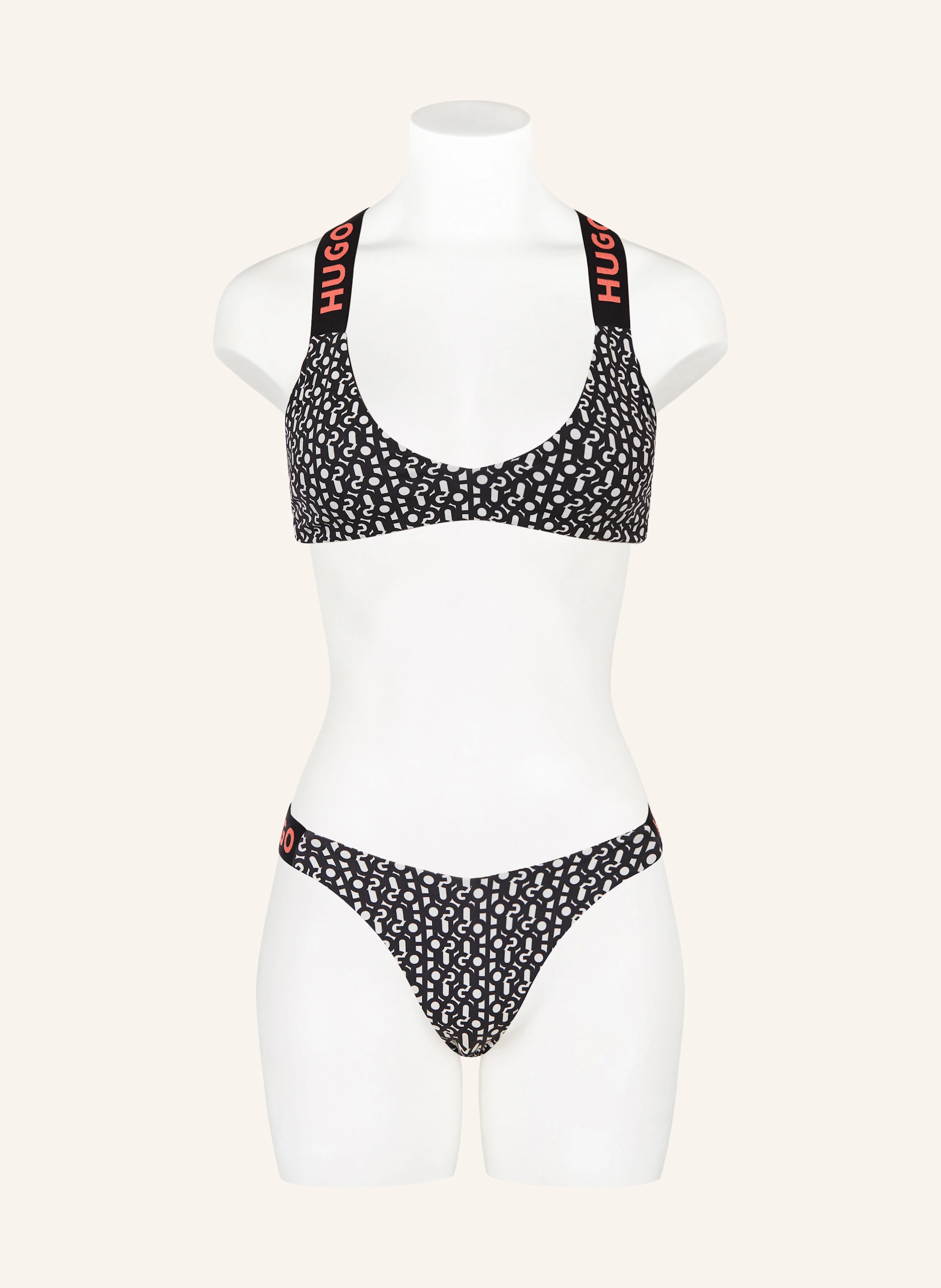 HUGO Bralette-Bikini-Top MONOGRAM