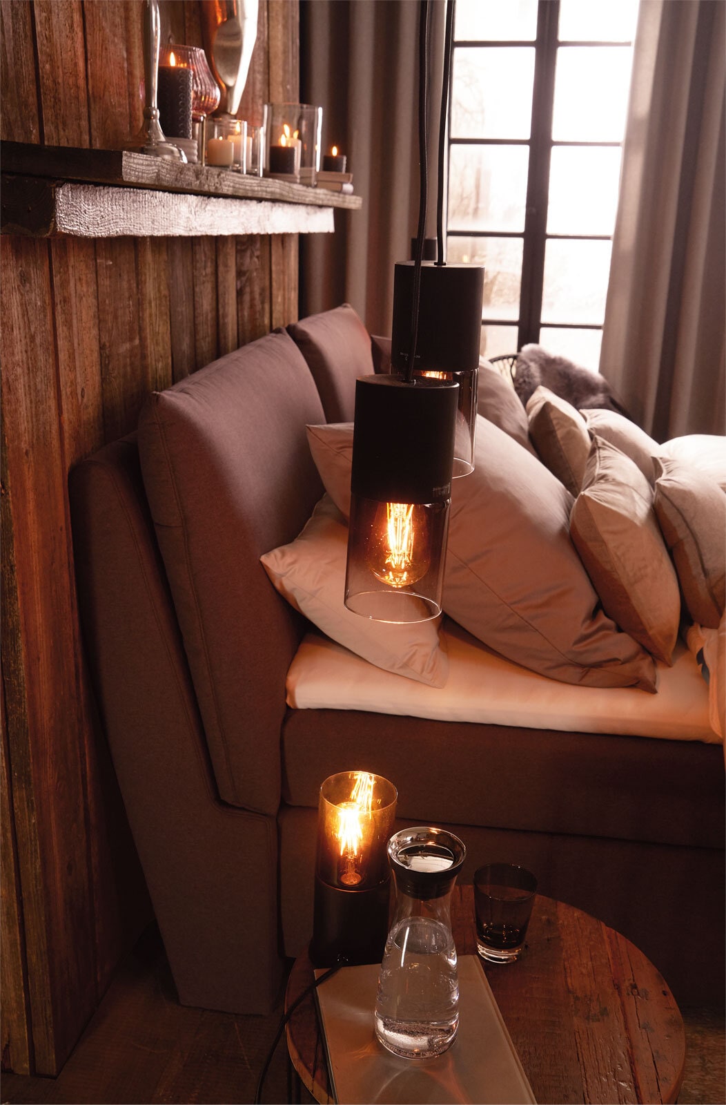 TRIO Retrofit Tischlampe ROBIN 25 cm