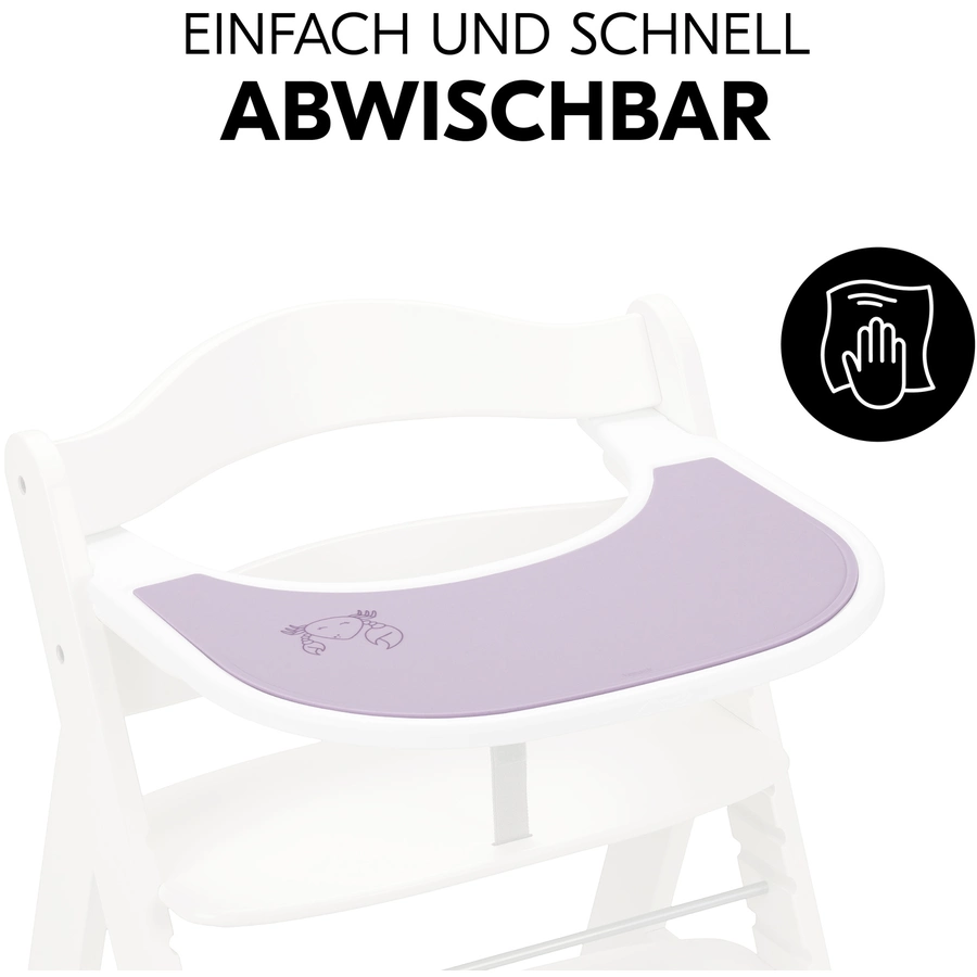 hauck Highchair Tray Mat Crab Lavender
