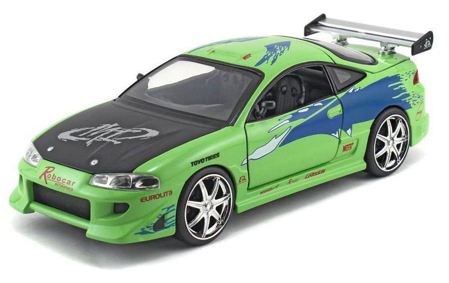 Fast & Furious Mitsubishi Eclipse 1995 1:24Die Cast Modell