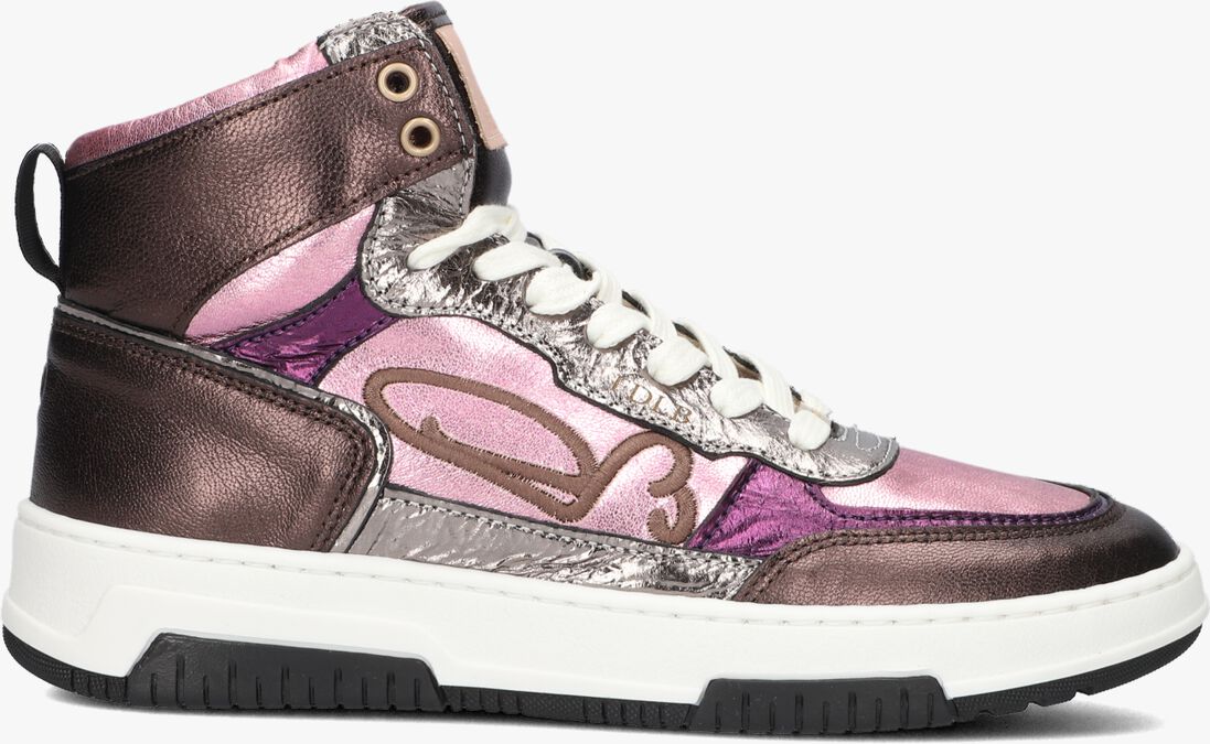 FRED DE LA BRETONIERE roze fred de la bretoniere hoge sneaker yara high
