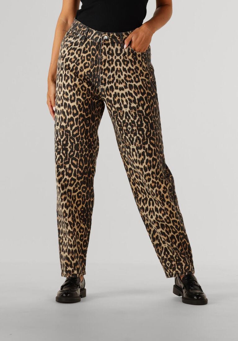 zwarte co'couture wide jeans leocc pleat pant