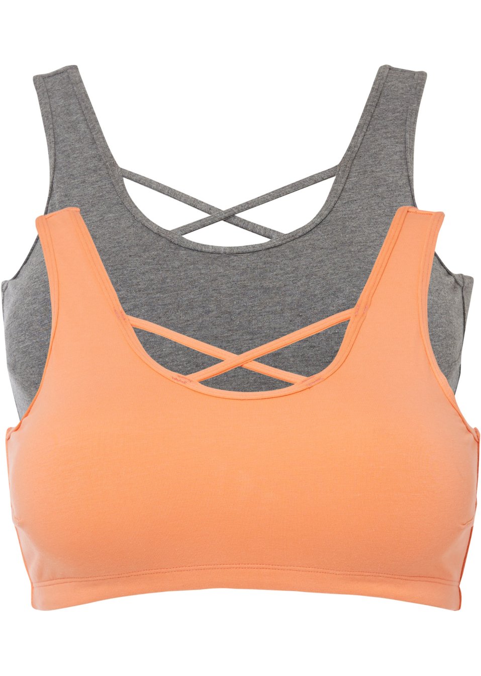 Lot de 2 brassières avec coton
