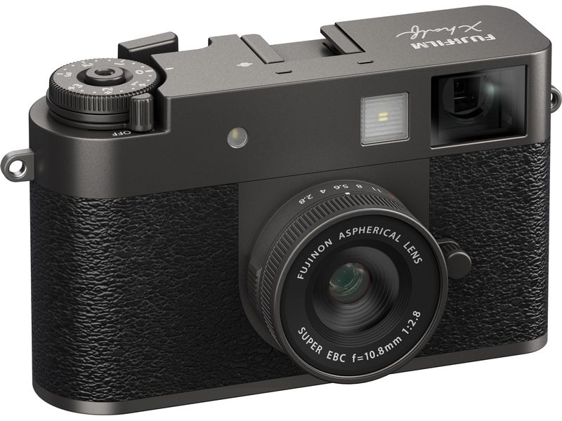 Fujifilm Fotokamera X-Half Charcoal Silver Digitale Halbformatkamera