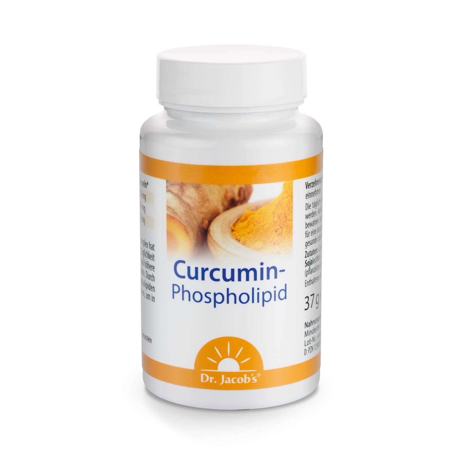 DR. JACOB'S Curcumin-Phospholipid<br>60 Stück, Dose, Kapsel, Kurkuma-Extrakt