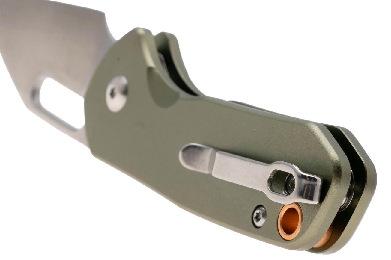 CJRB Mini Pyrite J1933-GN, Satin AR-RPM9, Green Aluminium, zakmes