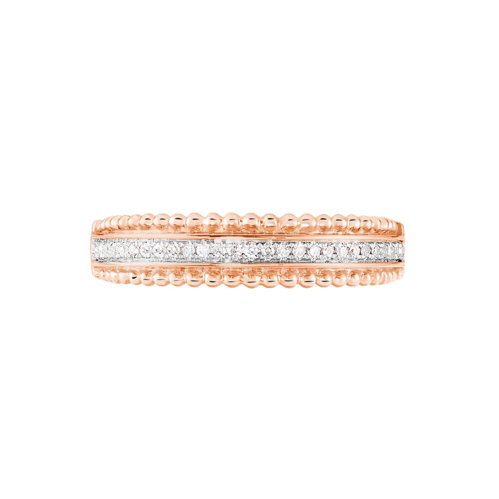 Bague Aurelya Or Rose Diamant