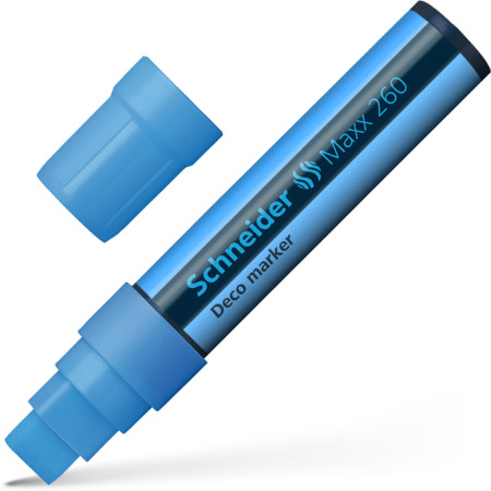 Schneider Maxx 260 Kreidemarker - hellblau - 5+15 mm