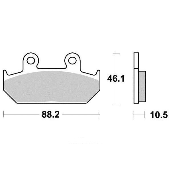Sifam - Plaquettes de frein S1005BN