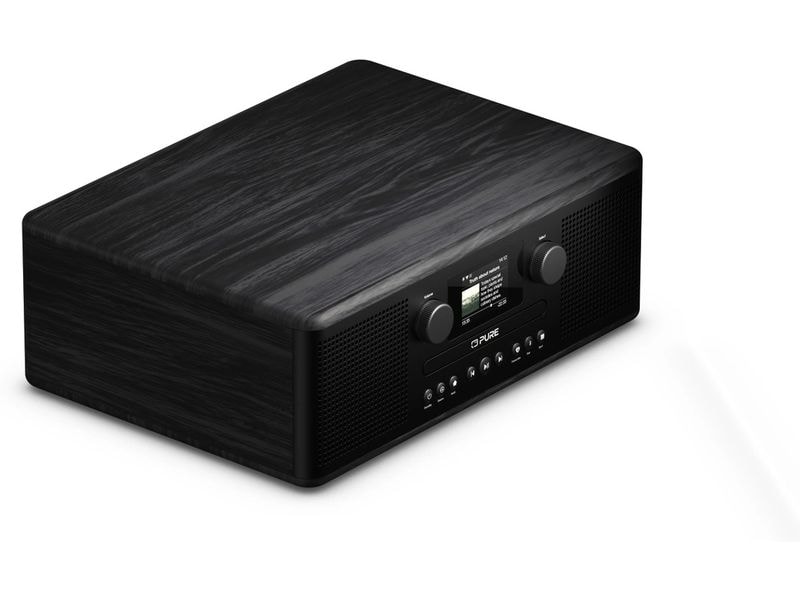 Pure DAB  Radio Classic C-D6i Schwarz/Esche Das charmante All-in-One-Internetradio